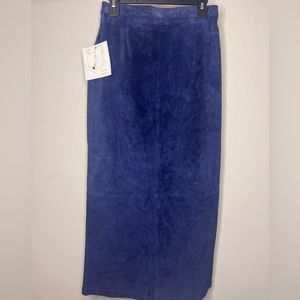 Stan Herman Genuine Suede Skirt